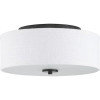 Progress Lighting Inspire 2-Light Indoor Flush Mount, 13", Graphite
