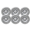 8" Chrome Drip Bowl For Ge/Hotpoint, Package Of 6