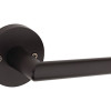 Kwikset Milan Half-Dummy Lever In Iron Black