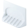Lenape White Porcelain Soap Holder Tile-In Mount