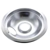Universal 6" Chrome Drip Bowl, Package Of 6