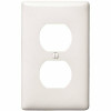 Hubbell 1-Gang Mid-Size Receptacle Wall Plate (25-Pack) (White)