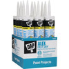 Dap 10 Oz. Alex Fast Dry Caulk Plus Silicone (White) (12-Count)