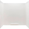 El Mustee Durawall 30 In. X 60 In. X 58 In. 3-Piece Easy Al Bath Tub Surround