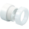 Nibco 1-1/2 In Pvc Dwv Hub X Slip-Joint Trap Adapter