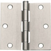 Global Door Controls Anvil Mark Butt Hinge, Square Corner 3-1/2" Sn, Package Of 2