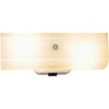 12" 2-Light Vanity Fixture White