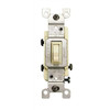 Leviton 15 Amp 3-Way Toggle Switch, White