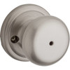 Kwikset Hancock Satin Nickel Bed/Bath Privacy Door Knob