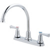 Cleveland Faucet Group Capstone Kitchen Faucet, 2-Handle, 1.5 Gpm, Chrome