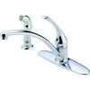 Delta Foundations 1-Handle Kitchen Faucet W/ Spray, 1.8 Gpm In Chrome
