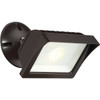 Envirolite 7 In. Bronze Led Outdoor Security Flood Light With Adjustable Head