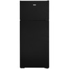 Hotpoint 17.5 Cu. Ft. 28 In. Top Freezer Refrigerator, Black