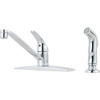 Pfister Pfirst Kitchen Faucet Chrome Single Handle With Spray