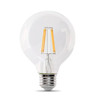FEIT Electric G25 3.8 Watt 5000k E26 Base Clear Filament LED Bulb (12-Pack)