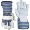 Clc Large Split Leather Palm Work Gloves With Extended 4.5 In Safety Cuff Pair