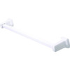 Lenape White Porcelain Towel Bar Set 24" Concealed Mount
