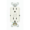 Leviton Smartlockpro 15a Self-Test Slim Gfci Duplex Outlet (White) Package Of 3