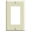 Leviton Decora 1-Gang Wall Plate, Ivory