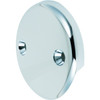 Blank Bathtub Two-Hole Overflow Plate, Chrome Finish 543100