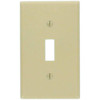 Leviton 1-Gang Ivory Toggle Wall Plate Package Of 10