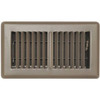 Truaire 6 In X 14 In Floor Register, Brown
