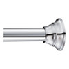Moen, 72 " Adjustable Straight Decorative Tension Shower Rod " Chrome