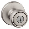 Kwikset Tylo Satin Nickel Keyed Entry Door Knob With Smartkey Security