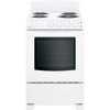 Hotpoint ENERGY STAR 24 In. 2.9 cu. ft. Coil Electric Freestanding Range, Standard Clean, White, ADA
