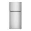Seasons ENERGY STAR 18.0 cu. ft. 30 In. W Top Freezer Refrigerator, Stainless Look