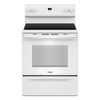 Whirlpool ENERGY STAR 30 In. 5.3 cu. ft. Smooth Electric Freestanding Range, Manual Clean, White