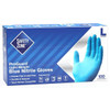 The Safety Zone Powder-Free Nitrile Light-Weight Disposable Gloves, Large, Blue, Package Of 100