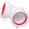 Oatey 1-1/2 In. White 90 Degree Plastic Double Slip-Joint Sink Drain Elbow Pipe