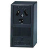 Leviton 30 Amp Black Surface Mount Power Single Outlet, 5054-P00