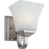 Design House Torino 1-Light Satin Nickel Wall Mount Sconce 587733