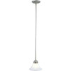 Design House Millbridge 1-Light Satin Nickel Mini Pendant 511634