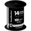 Southwire 100 Ft 14 White Solid Cu Thhn Wire