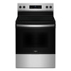 Whirlpool ENERGY STAR 30 In. 5.3 cu. ft. Smooth Electric Freestanding Range, Manual Clean, Stainless Steel