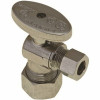 Premier Quarter Turn Angle Stop, 5/8 In Od Compression X 1/2 In Slip Joint