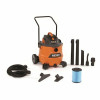 RIDGID 16 Gallon 6.5 Peak HP NXT Shop Vacuum Wet Dry Vac with Cart, Fine Dust Filter, Locking Hose and Accessory Attachments (304795088)