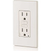 Leviton 15 Amp Tamper Resistant Afci Duplex Outlet, White