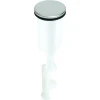 Universal Large Plastic With Stainless Steel Top Pop-Up Plug 4-5" Length 5pk