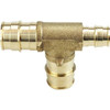 Apollo Pex-A 3/4" X 1/2" X 3/4" Brass Expansion Barb Reducing Tee