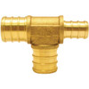 Apollo Pex-B 3/4" X 1/2" X 3/4" Brass Barb Reducing Tee
