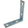 Corner Bracket, 2-1/2", Steel, Zinc-Plated, L-Angle, Package Of 4