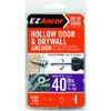 E-Z Ancor Stud Solver 40 Lbs Drywall And Stud Anchors Package Of 50