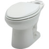Gerber Maxwell 1.28/1.6 GPF Elongated Toilet Bowl Only In White