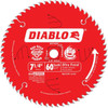 Diablo Tools 7-1/4 In X 60-Tooth Fine Finish Circular Saw Blade