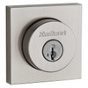Kwikset 158 Series Satin Nickel Square Trim Single Cylinder Deadblt Smrtky Scrty