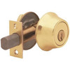 Kwikset 660 Series, Polished Brass, Single Cylinder Deadbolt